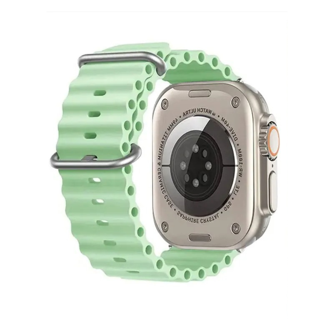 CORREA PULSO EN SILICONA TIPO OCEAN PARA SMART WATCH 42,44,45,49mm