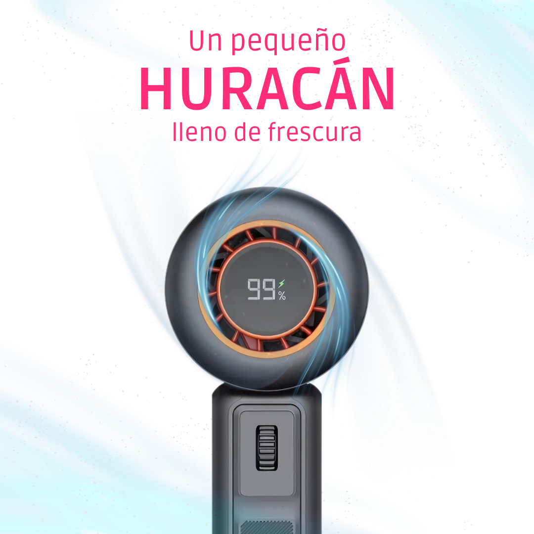 Mini Ventilador Portatil Recargable Personal Turbo 15000 Rpm