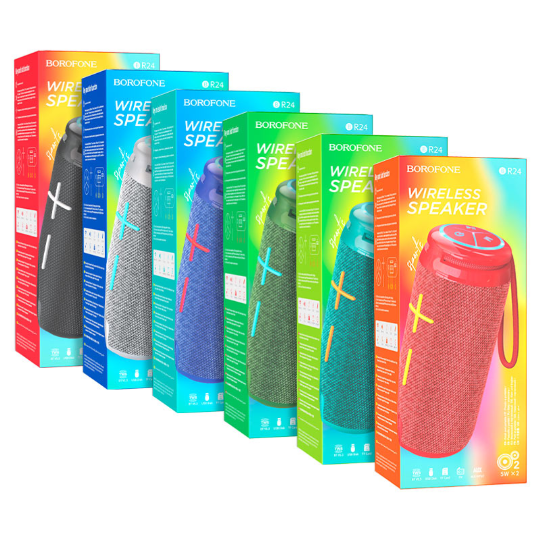 BAFLE ALTAVOZ BR24 BLUETOOTH: Diseño compacto, sonido potente
