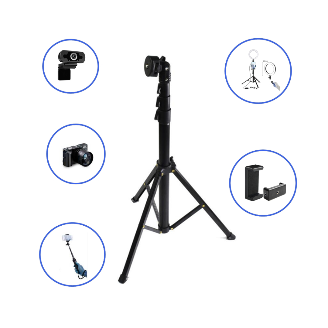 Trípode Celular Punta Flexible Soporte Ajustable Cámara