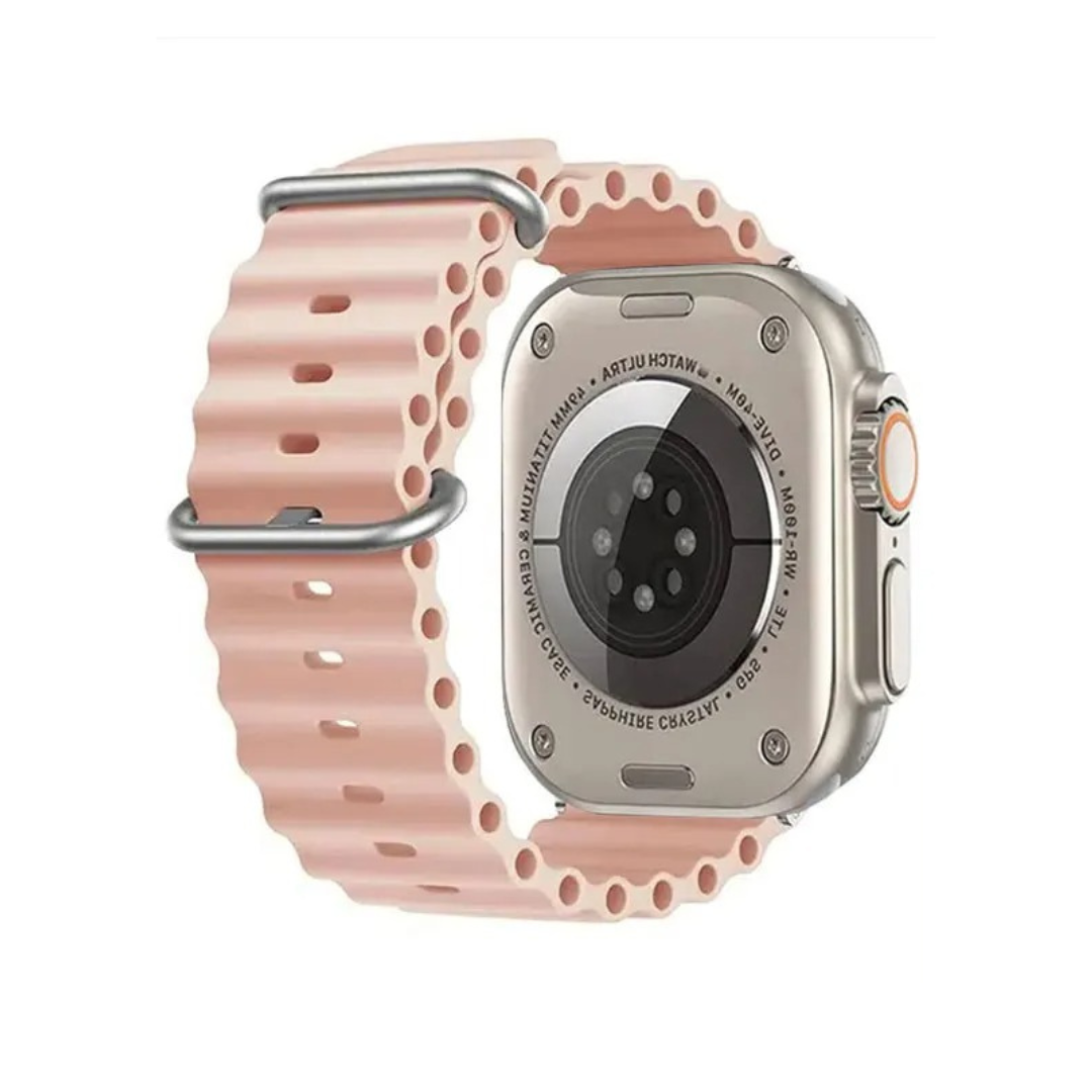 CORREA PULSO EN SILICONA TIPO OCEAN PARA SMART WATCH 42,44,45,49mm