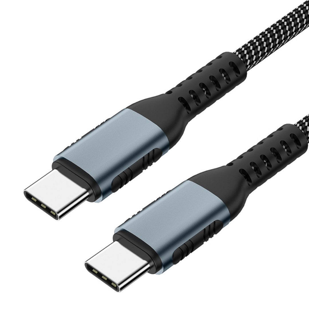 Cable Cargador Datos Usb C - Usb C 100w Trenzado 2 Metros
