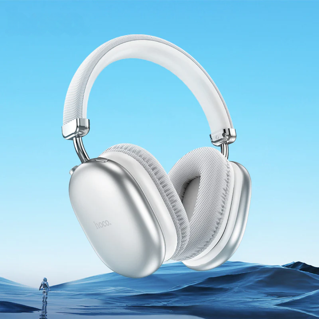AUDIFONOS AURICULARES DE DIADEMA W35 MAX BLUETOOTH: Carga de 90 horas de duración