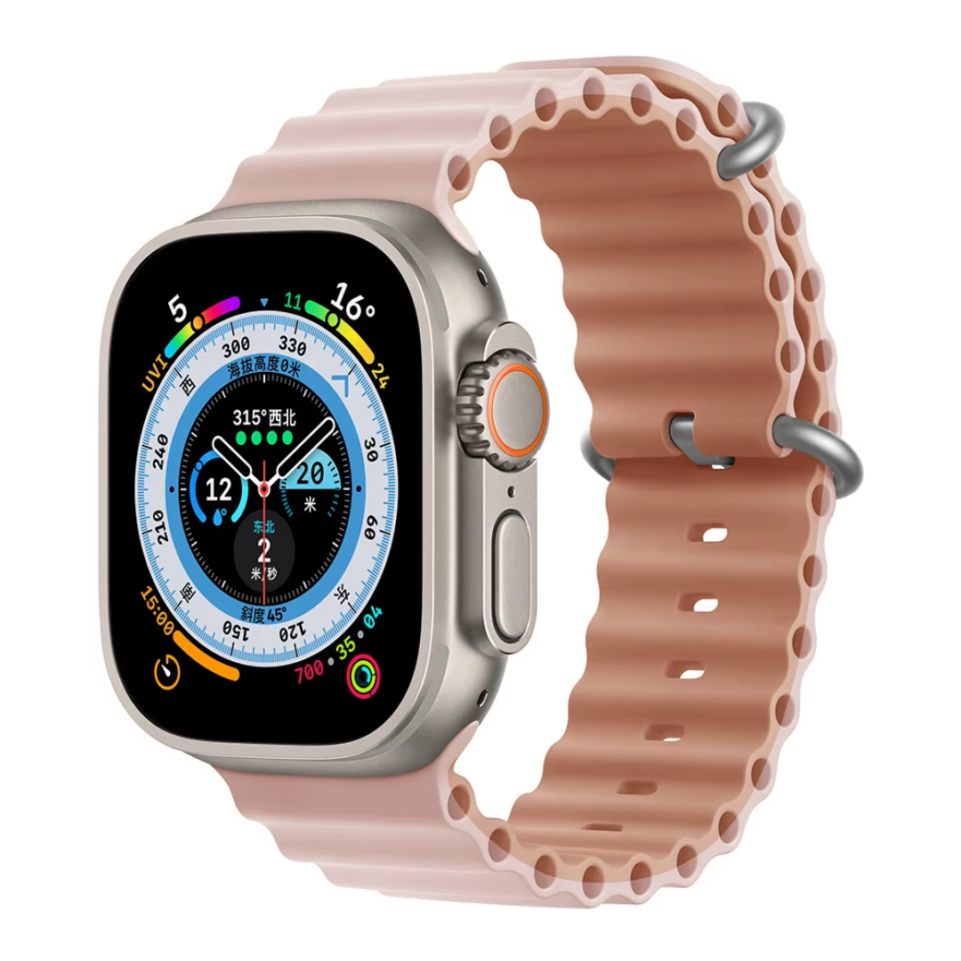 CORREA PULSO EN SILICONA DOBLE FAZ OCEAN IMANTADA PARA SMARTWATCH 42,44,45,49mm