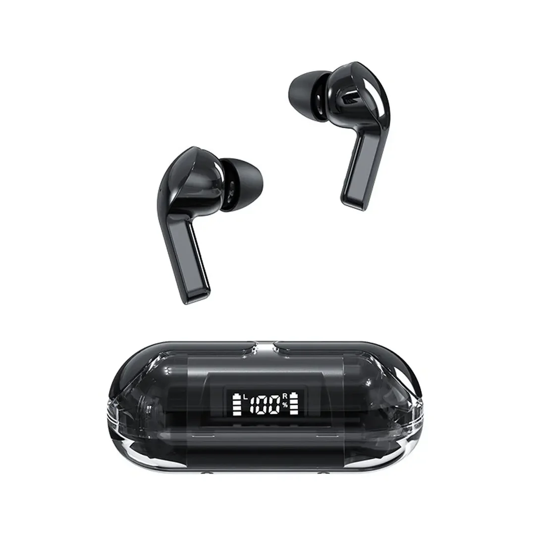 AUDÍFONOS INALAMBRICOS TRANSPARENTE TM20 BLUETOOTH