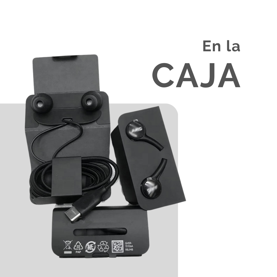 Audifonos Cable Tipo C Con Micrófono Auriculares Alambricos In Ear
