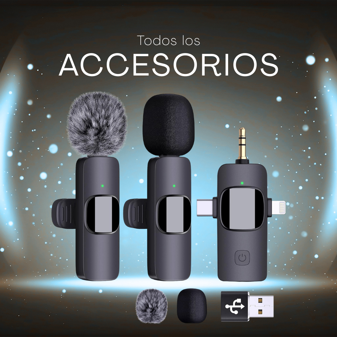 Micrófono Solapa Inalámbrico K15 Cámara / Ios / Android