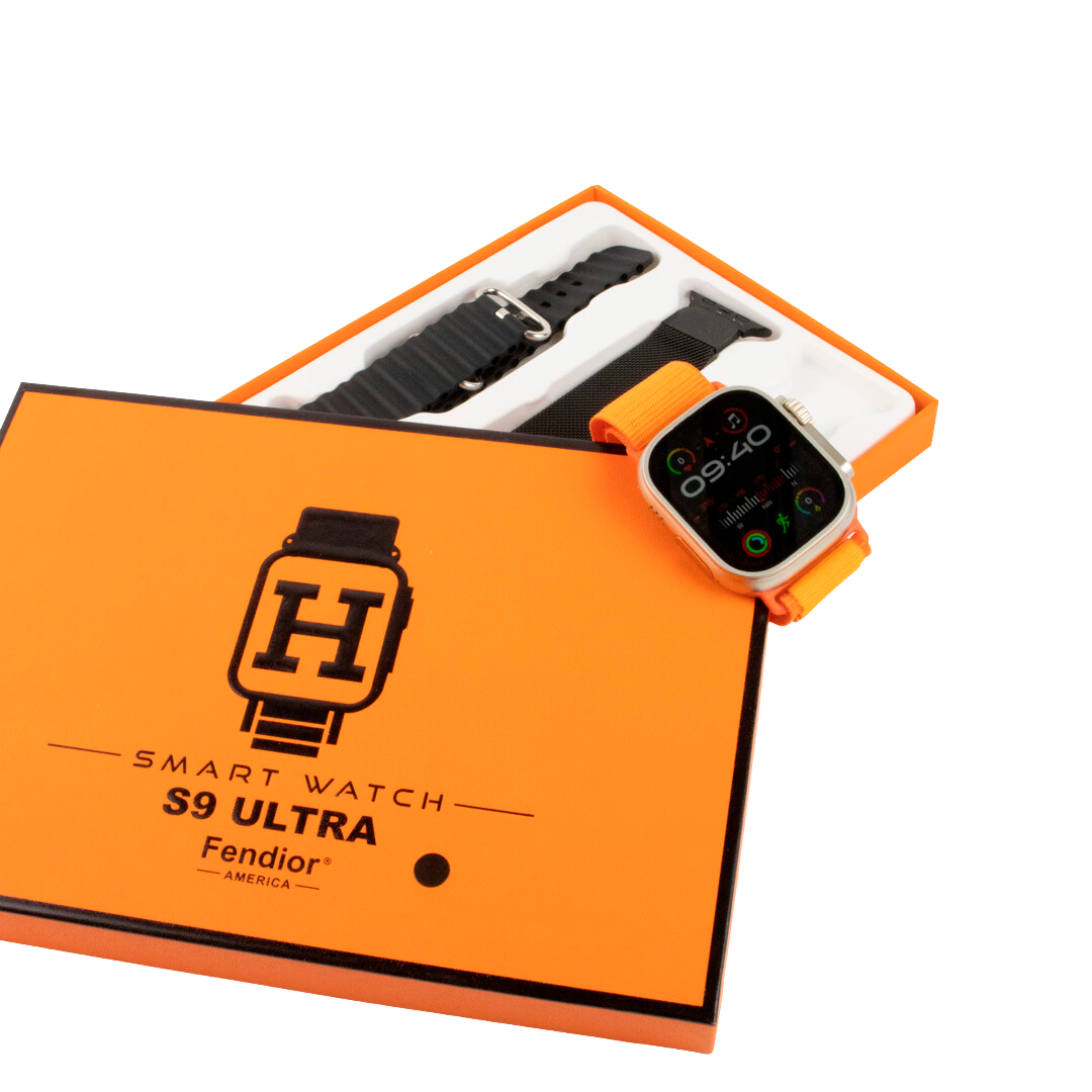SMARTWATCH RELOJ INTELIGENTE S9 ULTRA - 3 CORREAS