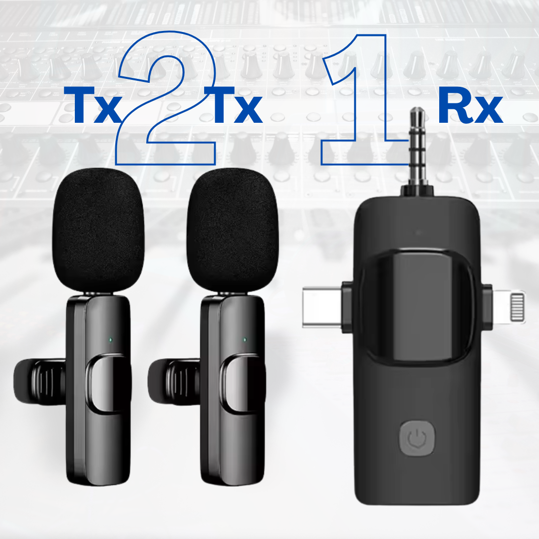 Micrófono Solapa Inalámbrico K15 Cámara / Ios / Android