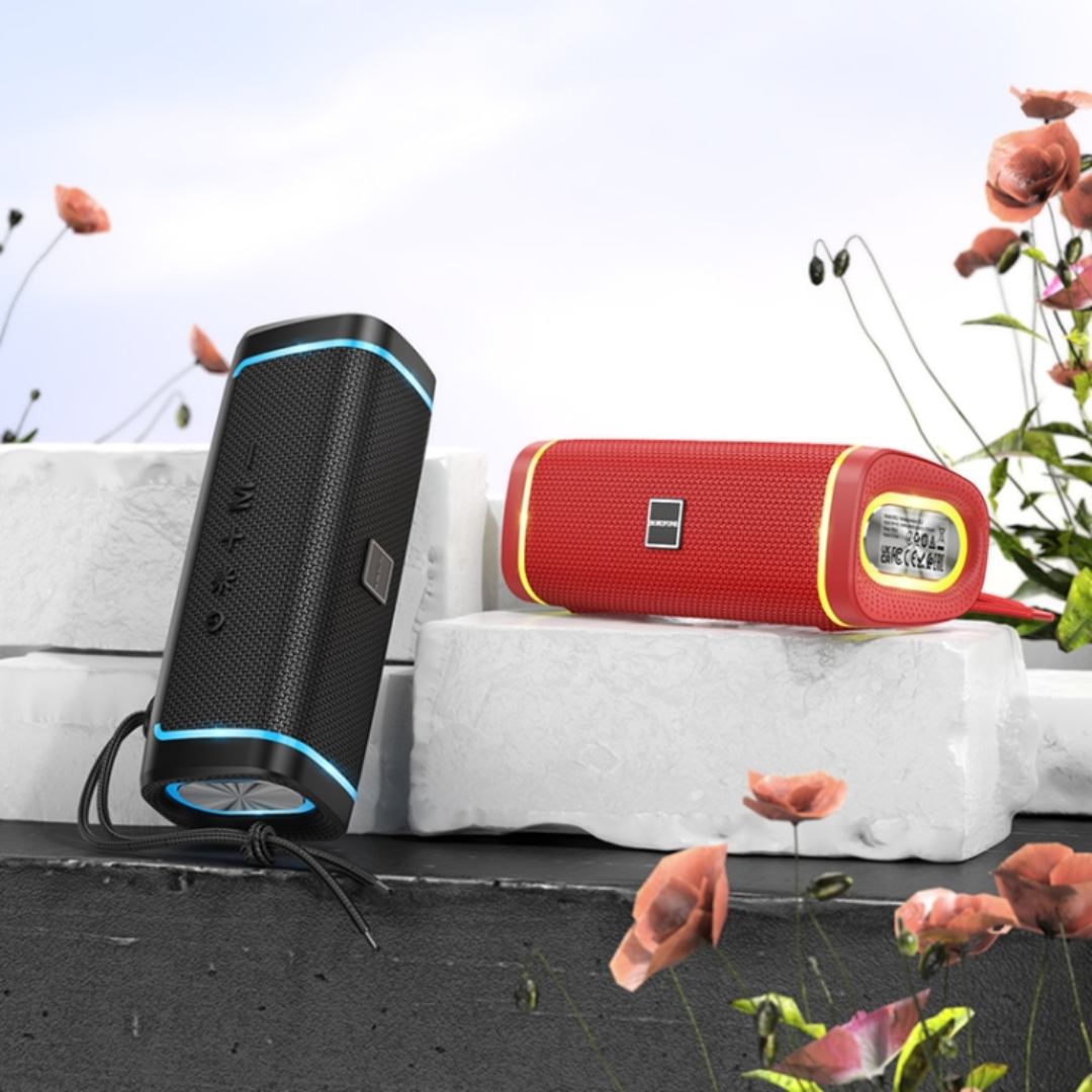 PARLANTE BAFLE BR32 INALÁMBRICO BLUETHOOTH: Sonido Potente y Diseño Deportivo