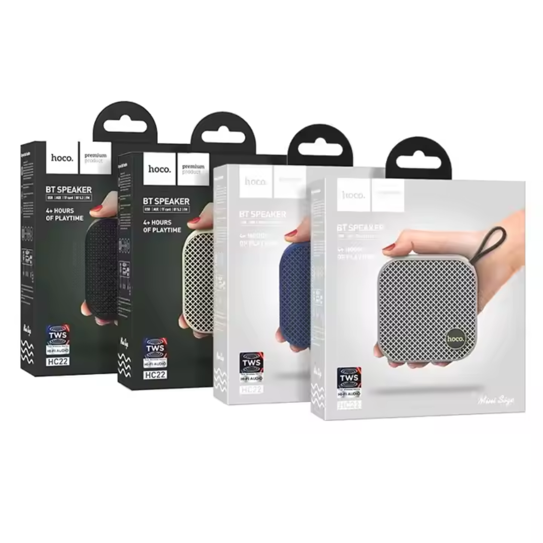 MINI PARLANTE BLUETOOTH HC22: Perfecto para llevar a cualquier lado
