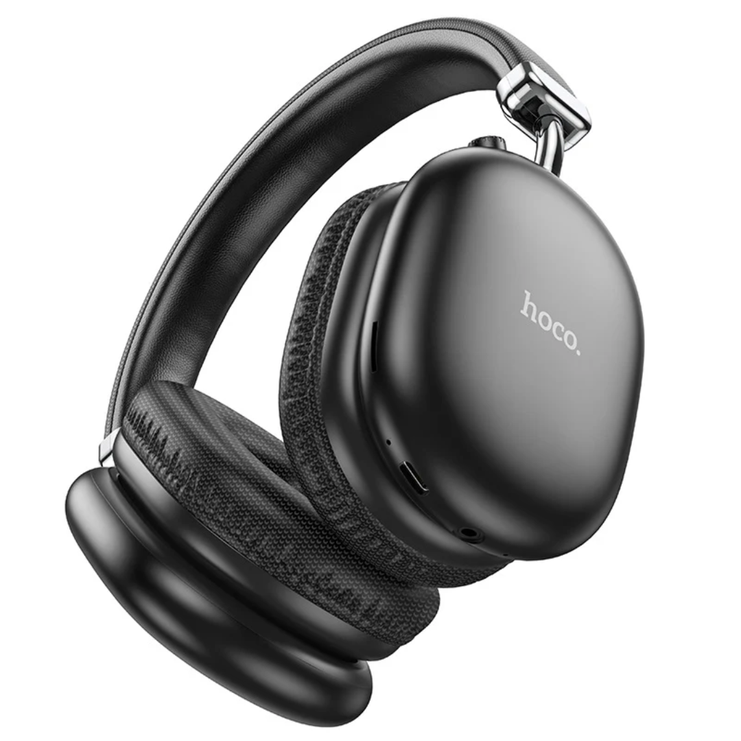 AUDIFONOS AURICULARES DE DIADEMA W35 MAX BLUETOOTH: Carga de 90 horas de duración
