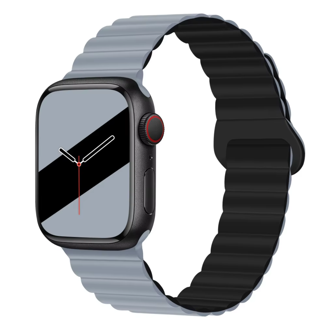 CORREA PULSO EN SILICONA DOBEL FAZ IMANTADA PARA SMART WATCH 42,44,45,49mm