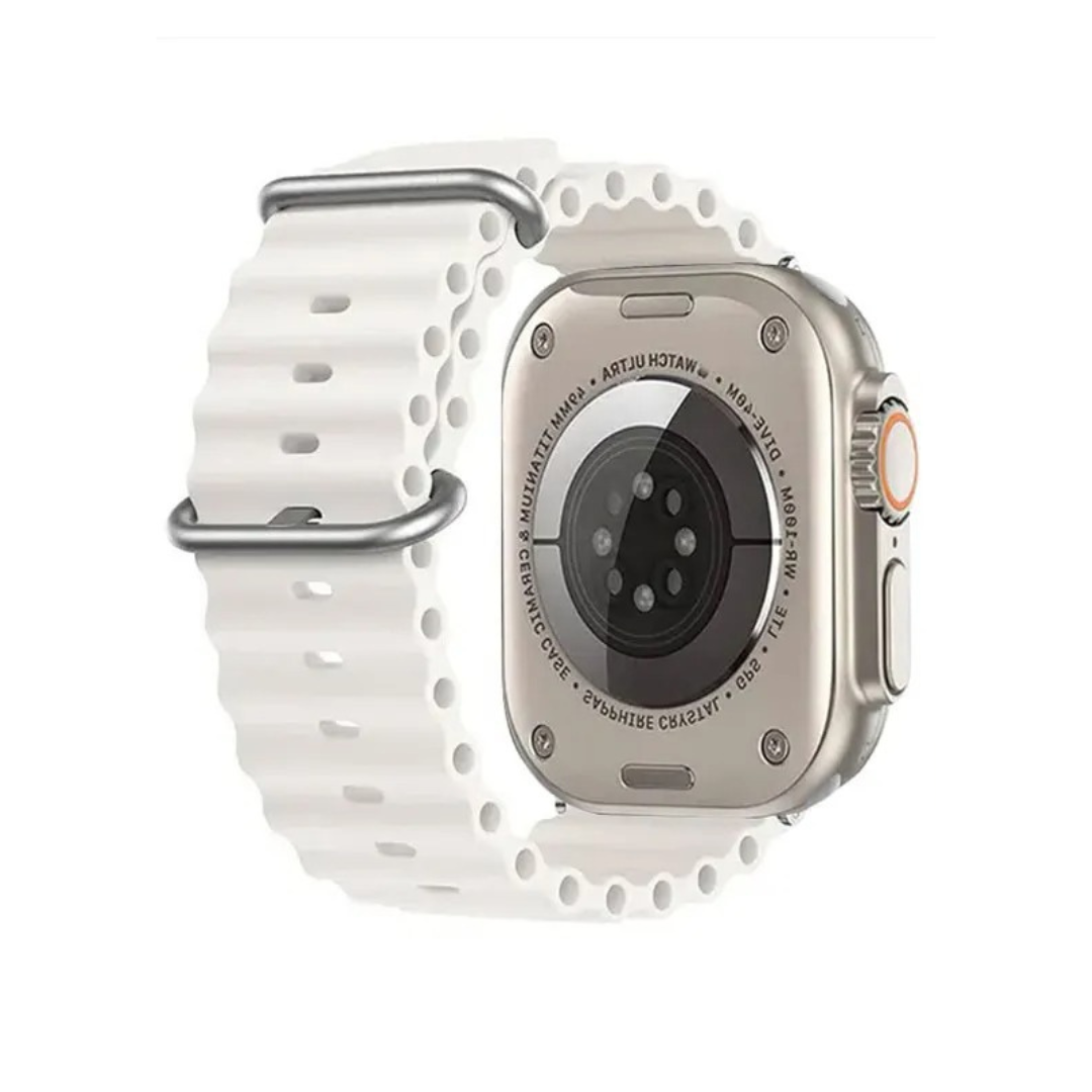 CORREA PULSO EN SILICONA TIPO OCEAN PARA SMART WATCH 42,44,45,49mm