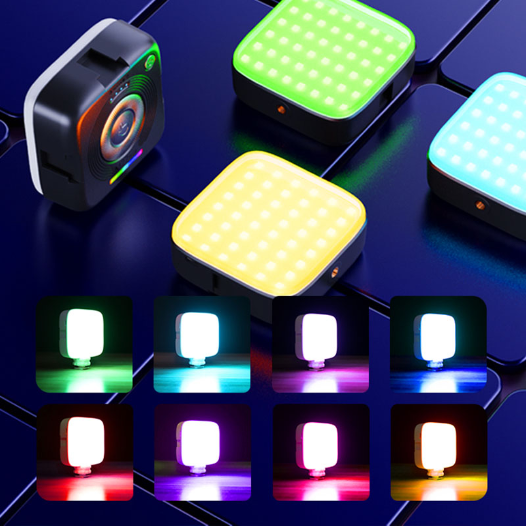 Luz Portátil Magnética M22 Cámara Celular Recargable Rgb
