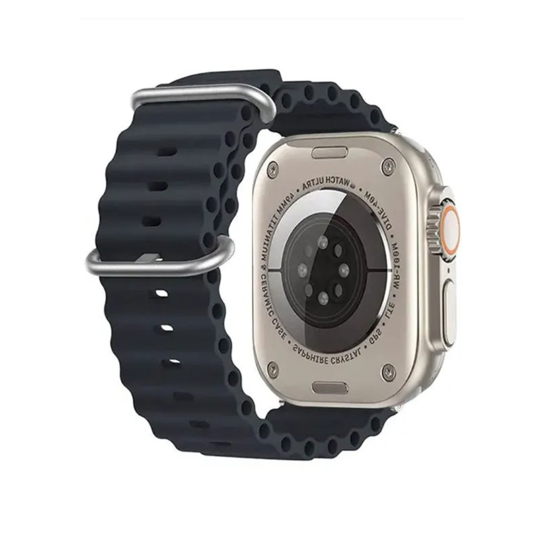 CORREA PULSO EN SILICONA TIPO OCEAN PARA SMART WATCH 42,44,45,49mm