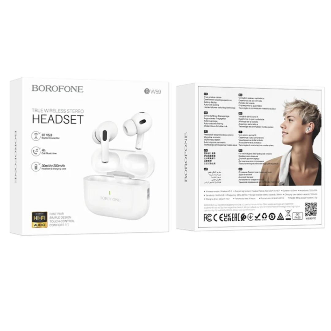AUDÍFONOS BLUETOOTH BW59: Pequeños, Potentes y Cómodos