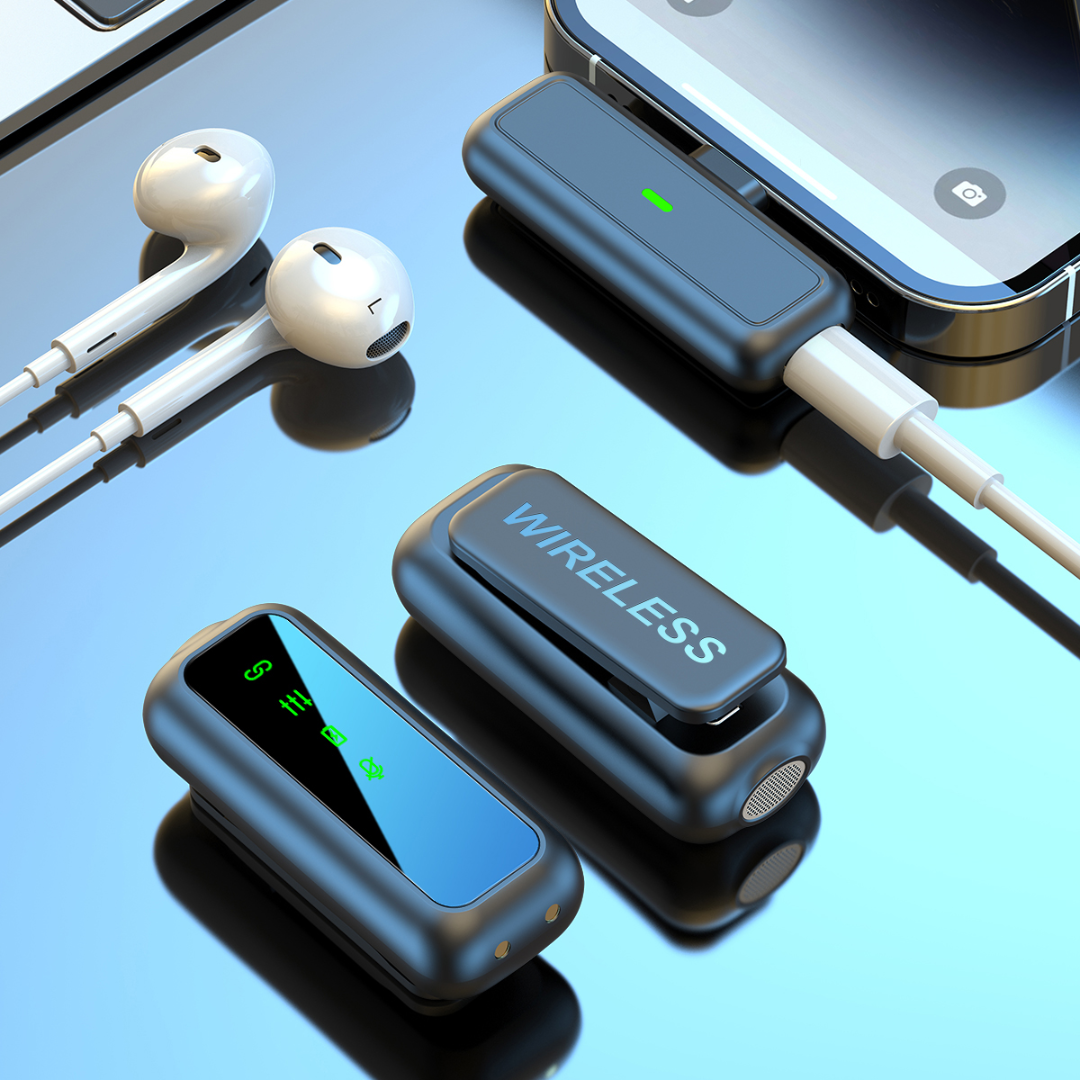 Micrófonos Solapa Inalámbricos Sx6 Entrada tipo C o iPhone