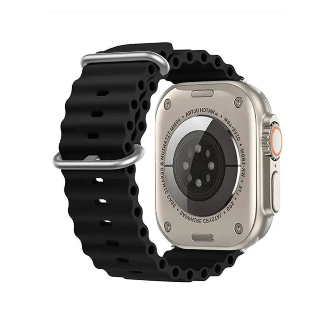 CORREA PULSO EN SILICONA TIPO OCEAN PARA SMART WATCH 42,44,45,49mm
