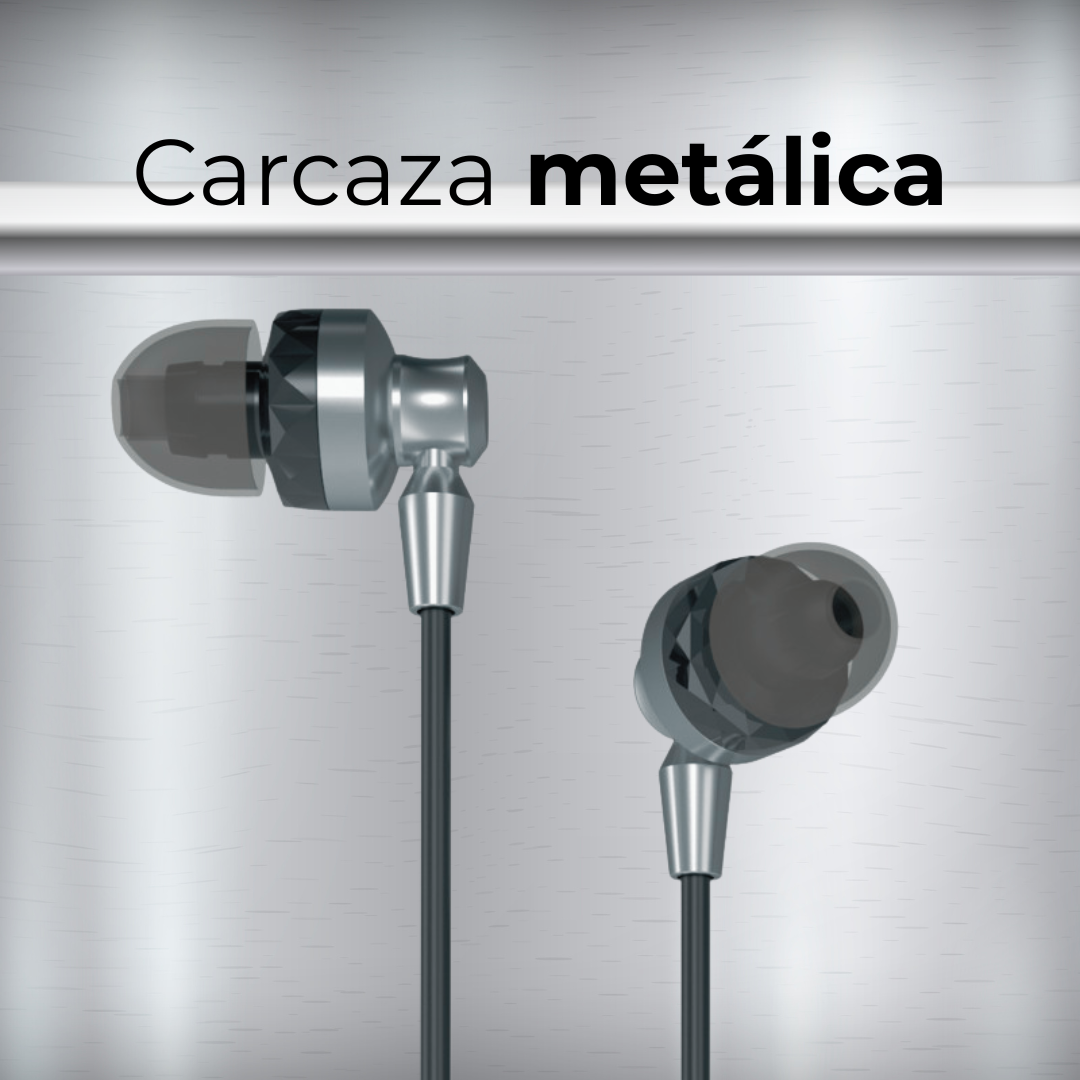 Audifonos Cable Tipo C Celular Con Microfono E18 Metalicos