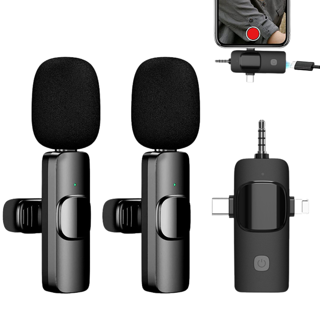 Micrófono Solapa Inalámbrico K15 Cámara / Ios / Android