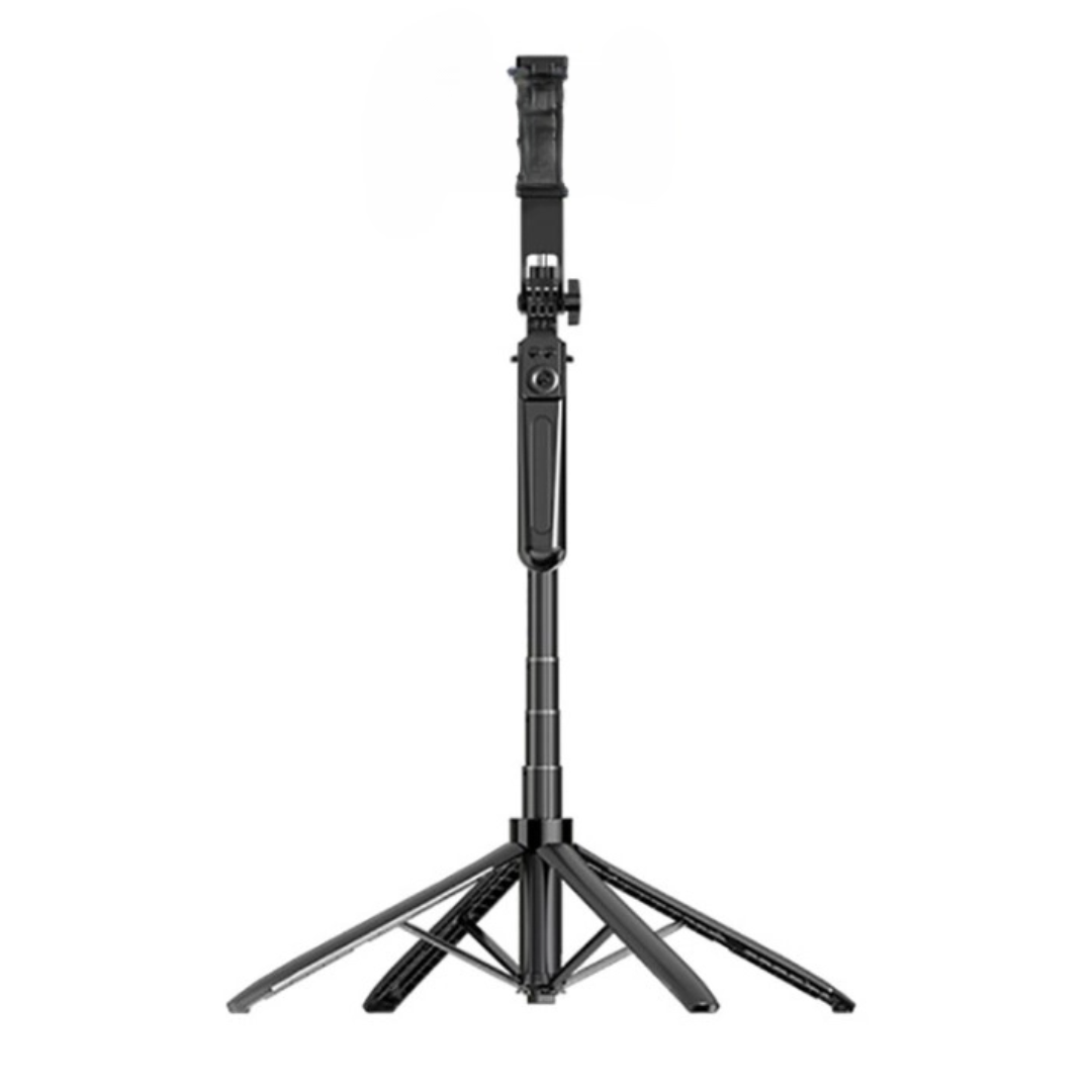 TRIPODE PREMIUM PARA CELULAR Ó CÁMARA PLEGABLE Y PORTABLE EXTRA LARGO 180CM + CONTROL REMOTO