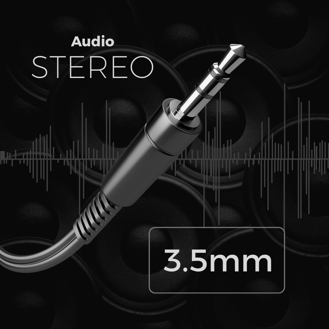 Audífonos Cable Celular Aux 1x1 Jack 3.5mm Auriculares E21