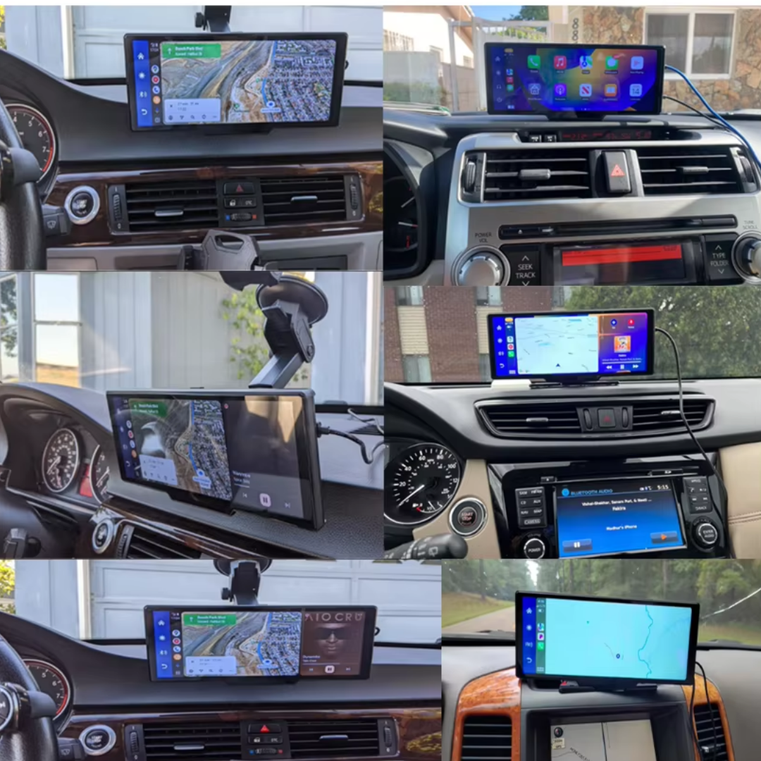 PANTALLA RADIO CARRO CAR PLAY ANDROID AUTO INALÁMBRICA 10,26" + CÁMARA REVERSA