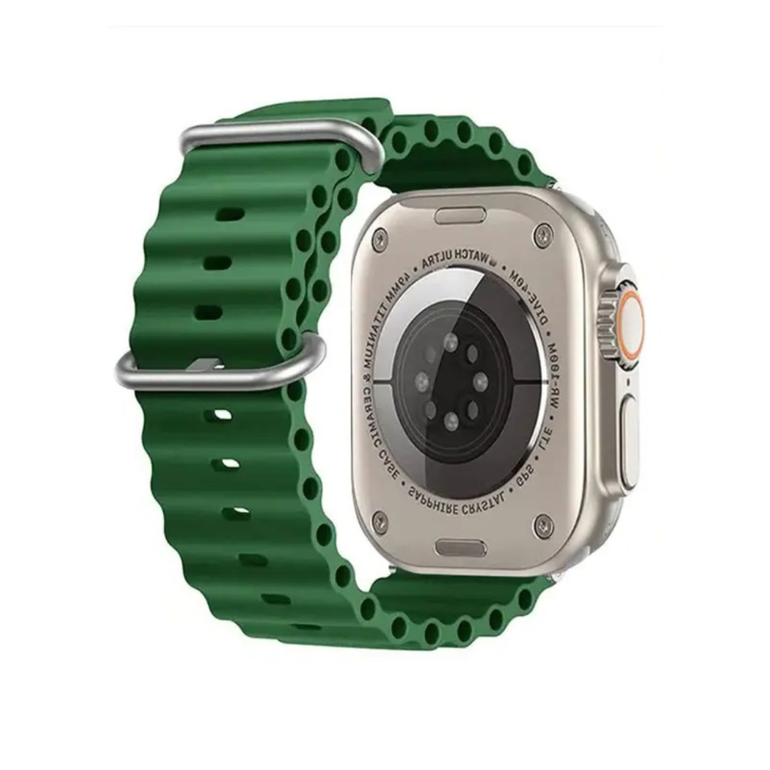 CORREA PULSO EN SILICONA TIPO OCEAN PARA SMART WATCH 42,44,45,49mm