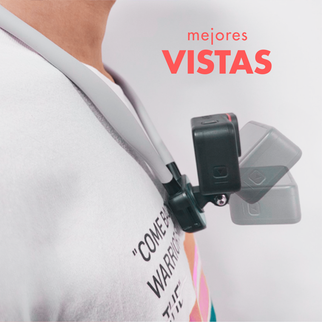 Soporte Celular Cuello Grabar Contenido Pov Ajustable