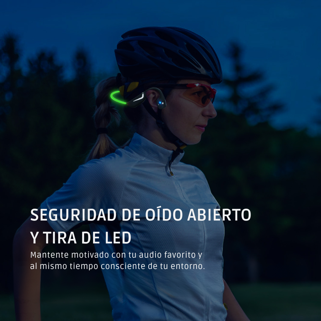 Audífonos Conducción Ósea Inalámbricos DV68 Bluetooth Deportes