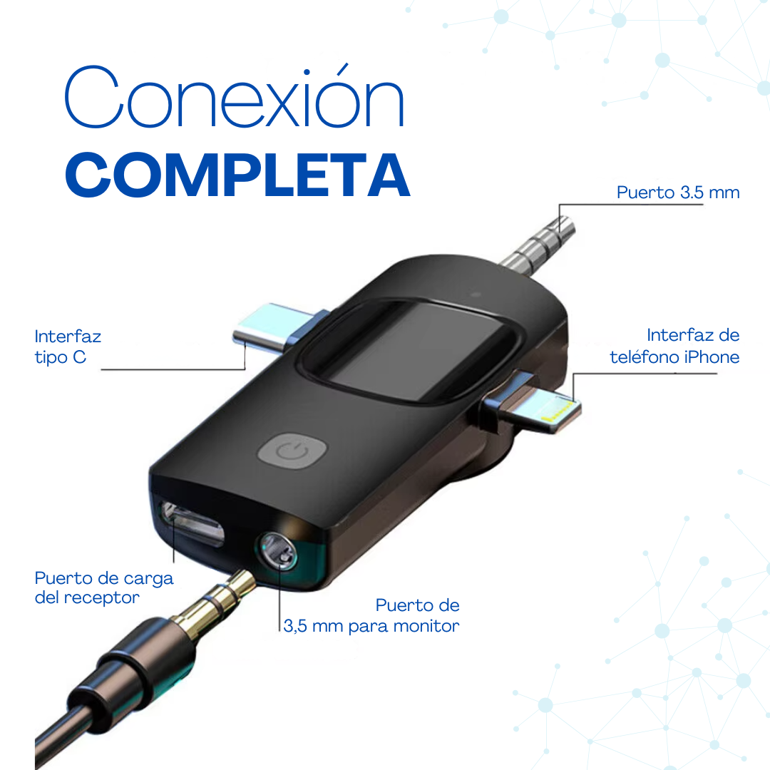 Micrófono Solapa Inalámbrico K15 Cámara / Ios / Android