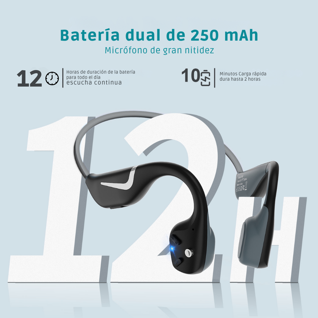 Audífonos Conducción Ósea Inalámbricos DV68 Bluetooth Deportes
