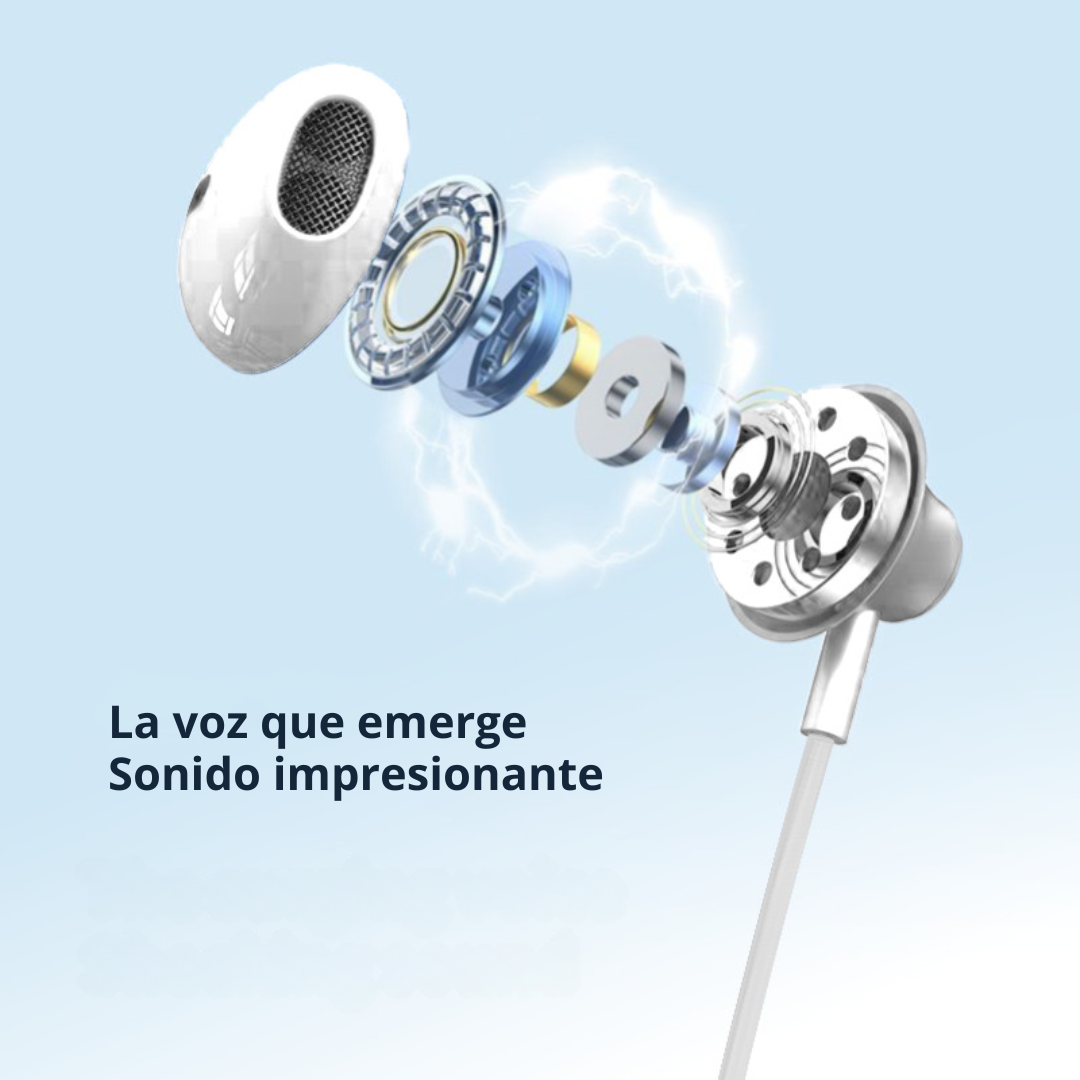 Audífonos Cable Celular Tipo C Con Microfono Auriculares E15