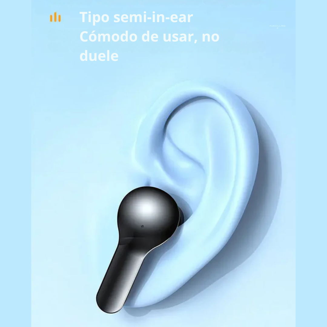 AUDÍFONOS INALAMBRICOS TRANSPARENTE TM20 BLUETOOTH