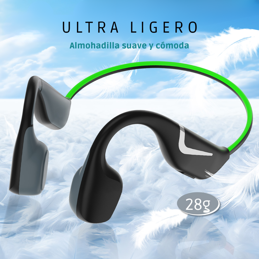Audífonos Conducción Ósea Inalámbricos DV68 Bluetooth Deportes