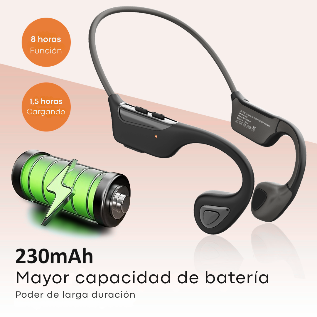 Audífonos Conducción Ósea Inalámbricos R8 Bluetooth Deportes