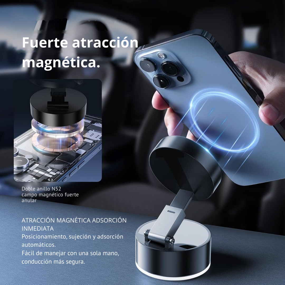 Soporte Celular Carro / Escritorio / Cocina Magsafe Al Vacio
