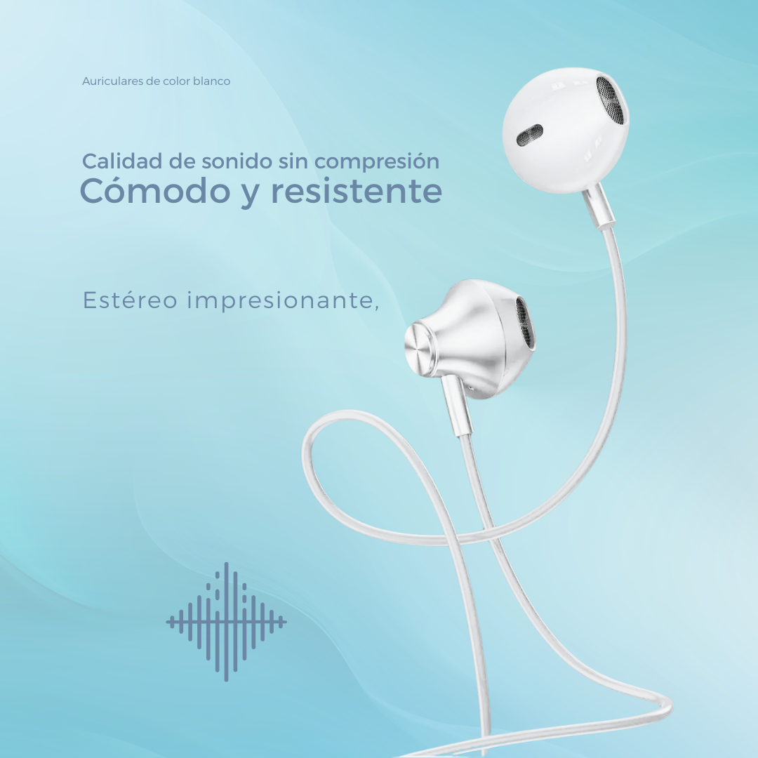 Audífonos Cable Celular Tipo C Con Microfono Auriculares E15