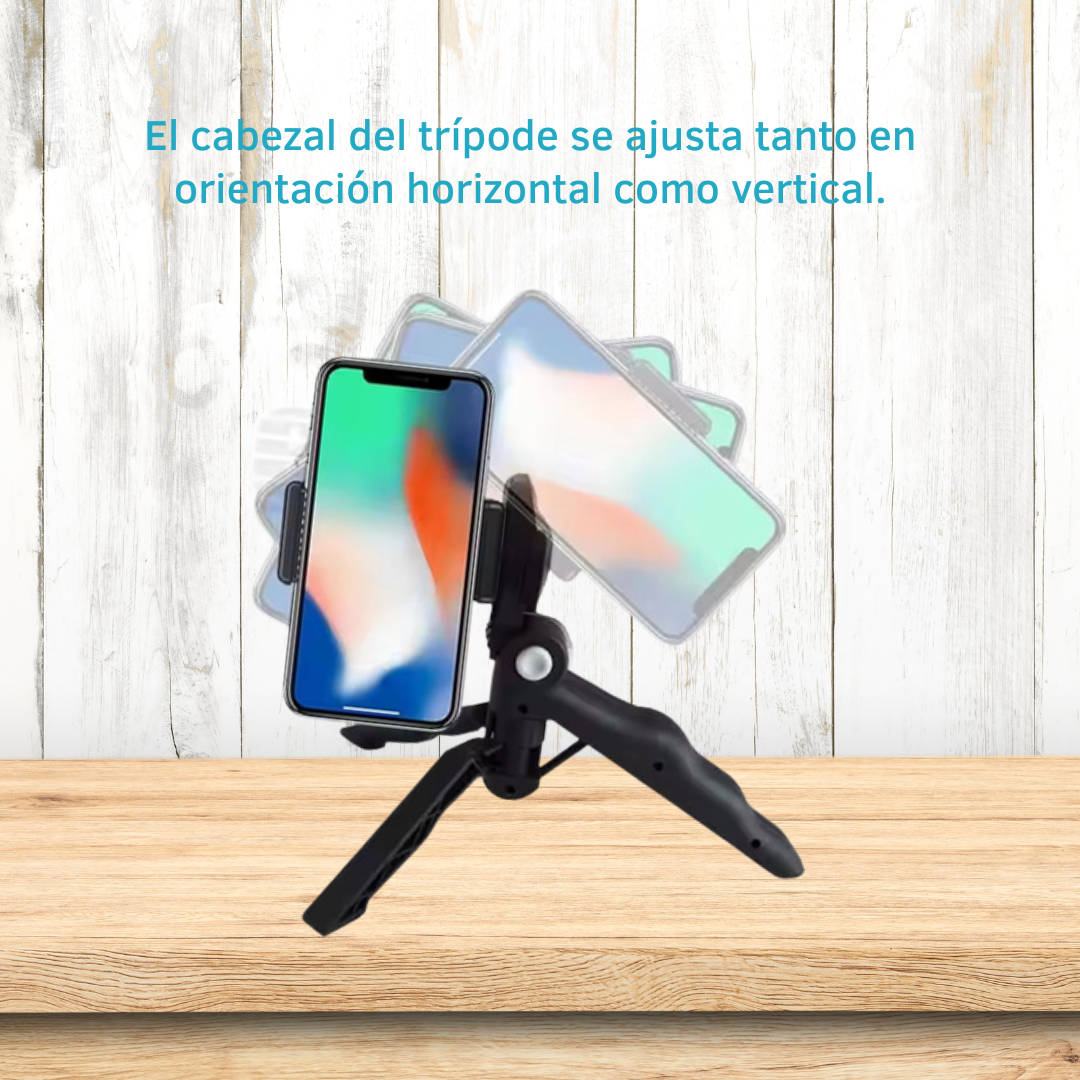Kit Creación Contenido Redes Sociales Luz Micrófono Trípode