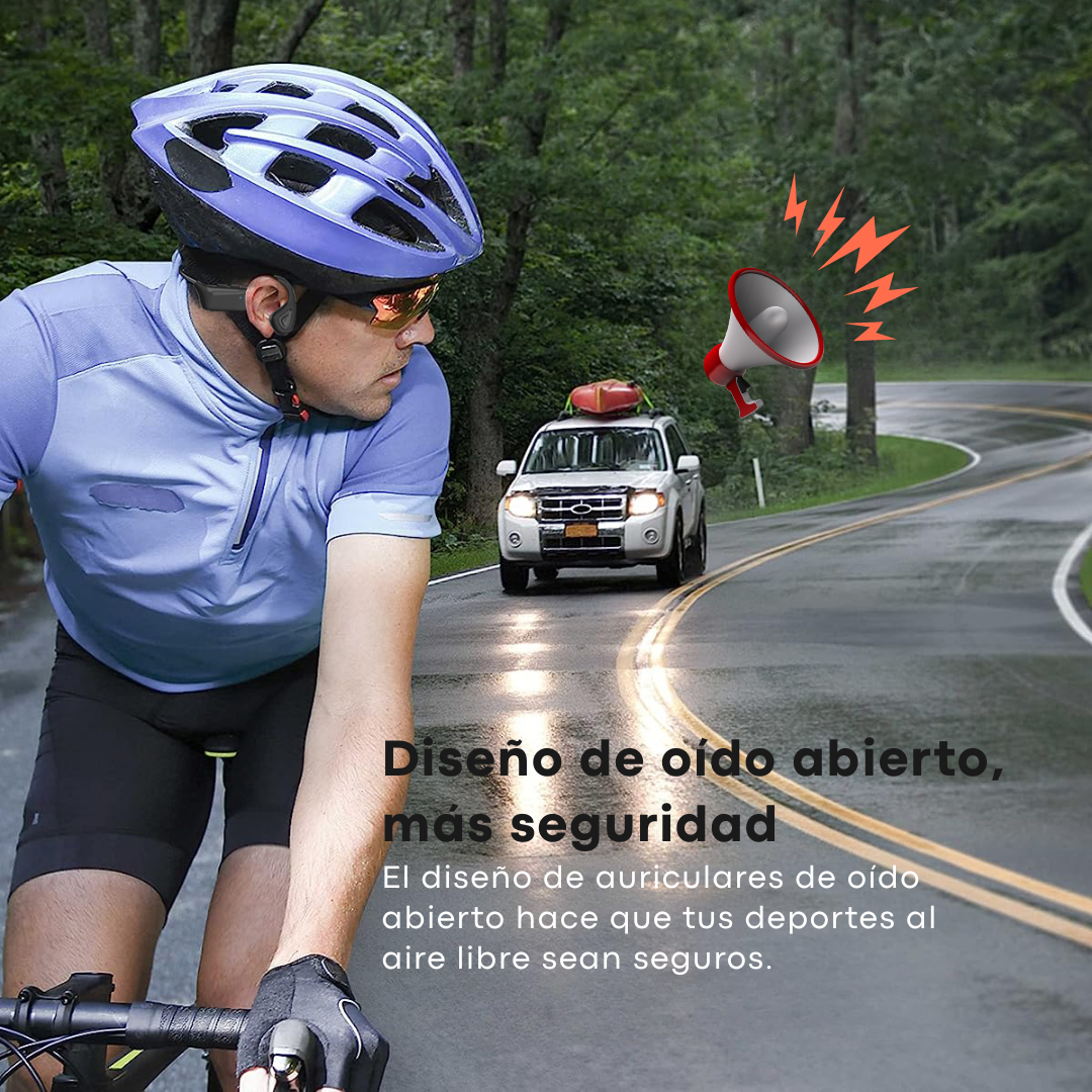 Audífonos Conducción Ósea Inalámbricos R8 Bluetooth Deportes