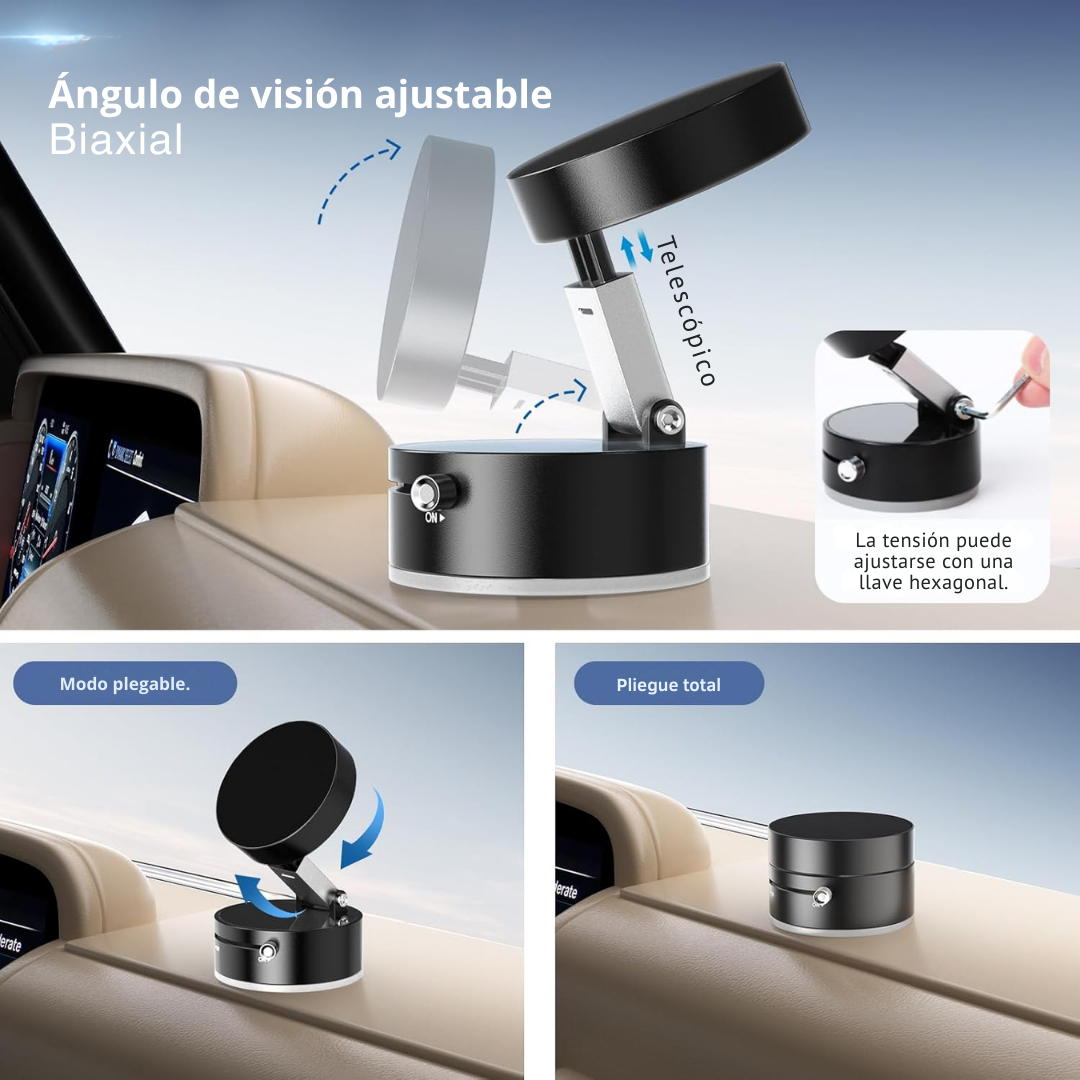 Soporte Celular Carro / Escritorio / Cocina Magsafe Al Vacio