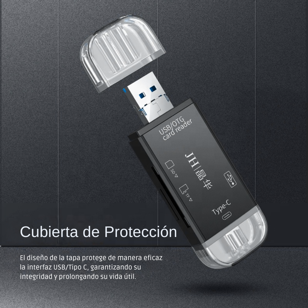 Lector Tarjetas Adaptador Multifuncional Memorias Micro Sd