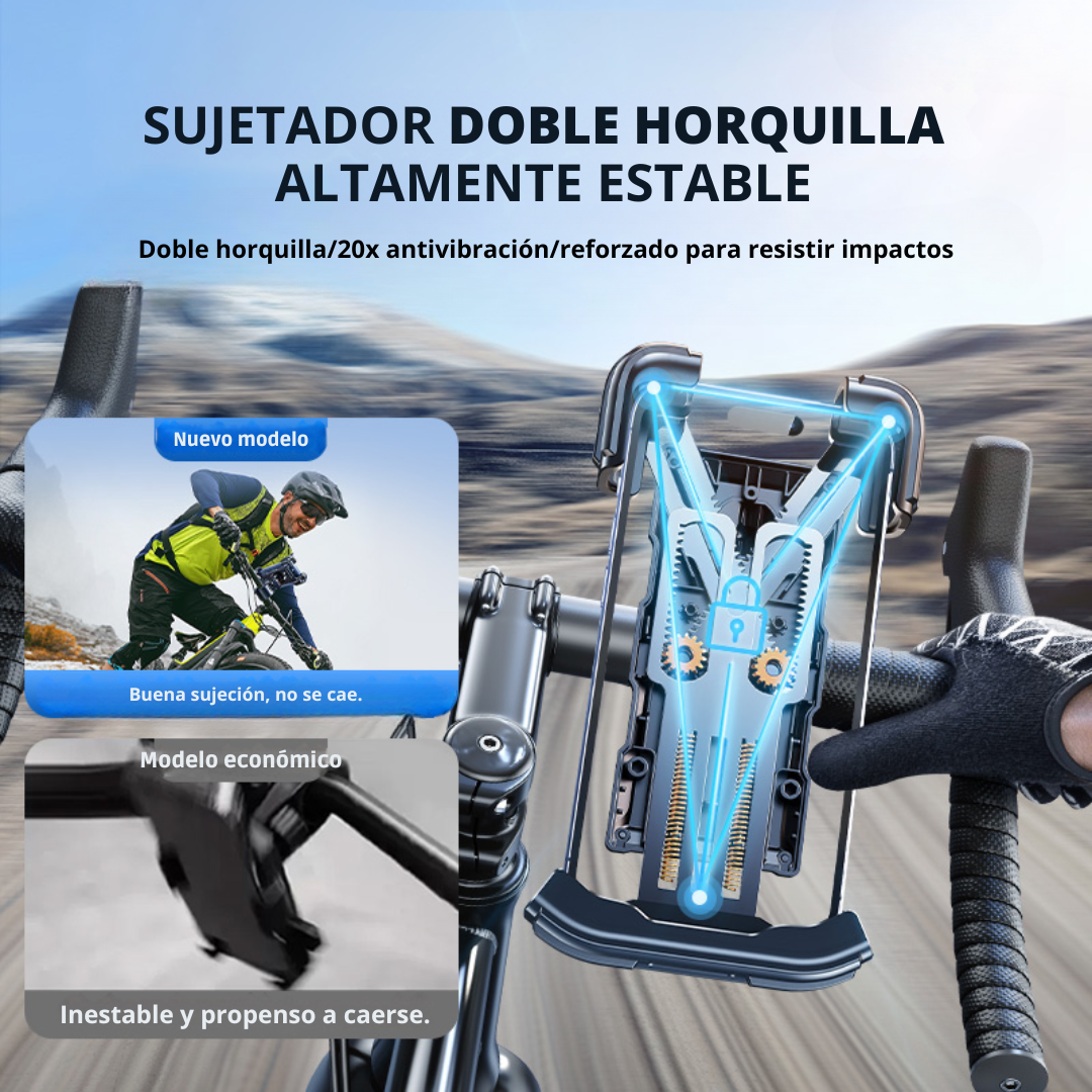 Soporte Celular Para Bicicleta / Moto En Barra Dirección