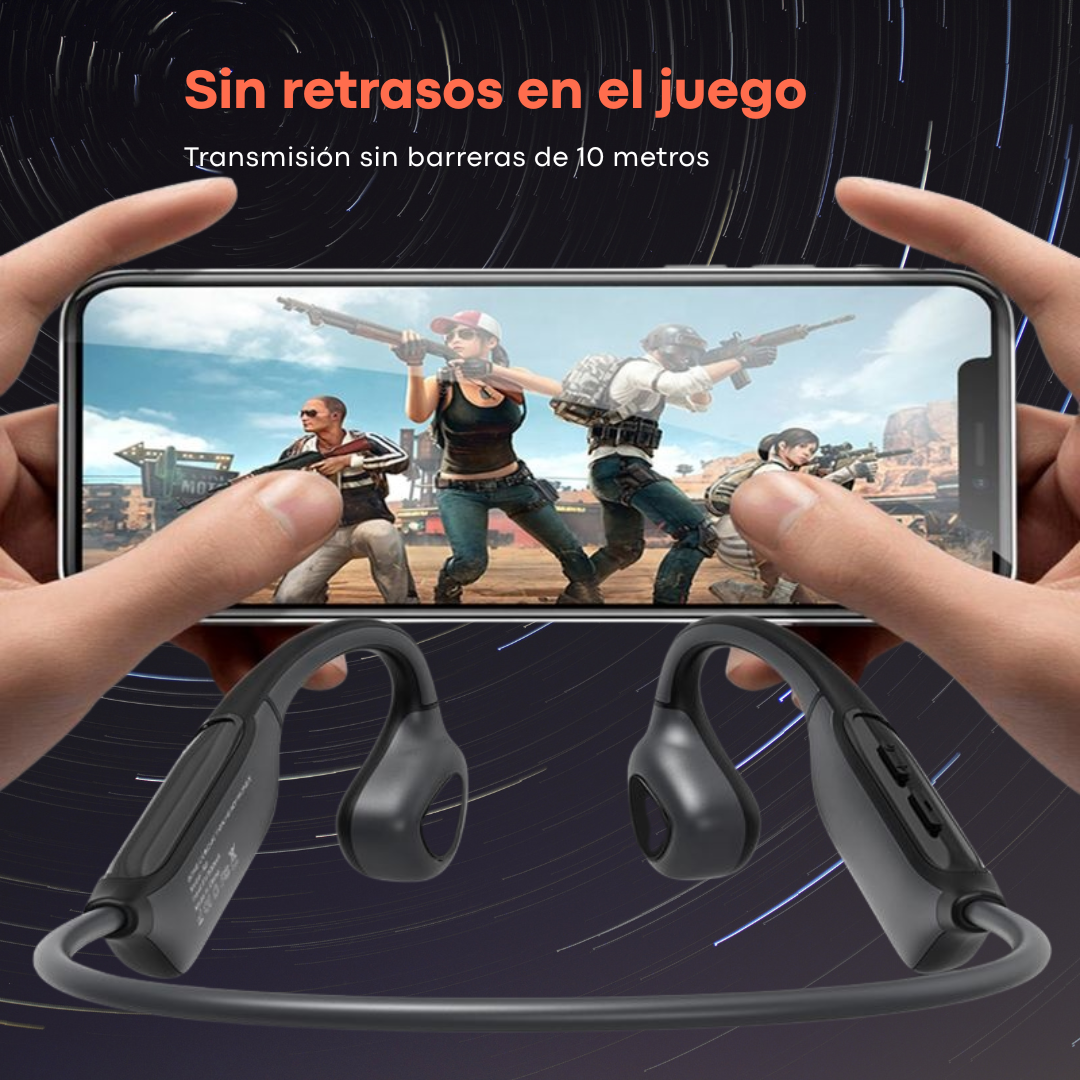 Audífonos Conducción Ósea Inalámbricos R8 Bluetooth Deportes