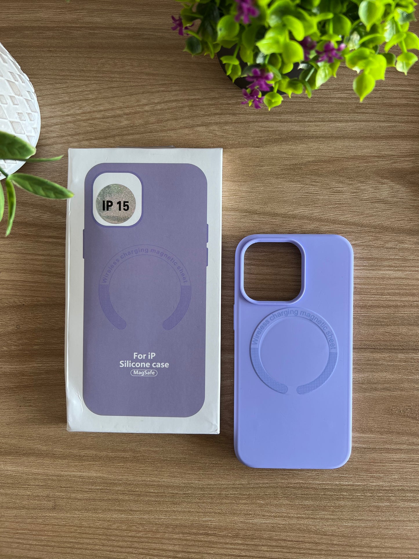 SILICONE CASE FORRO CON MAGSAFE PARA IPHONE
