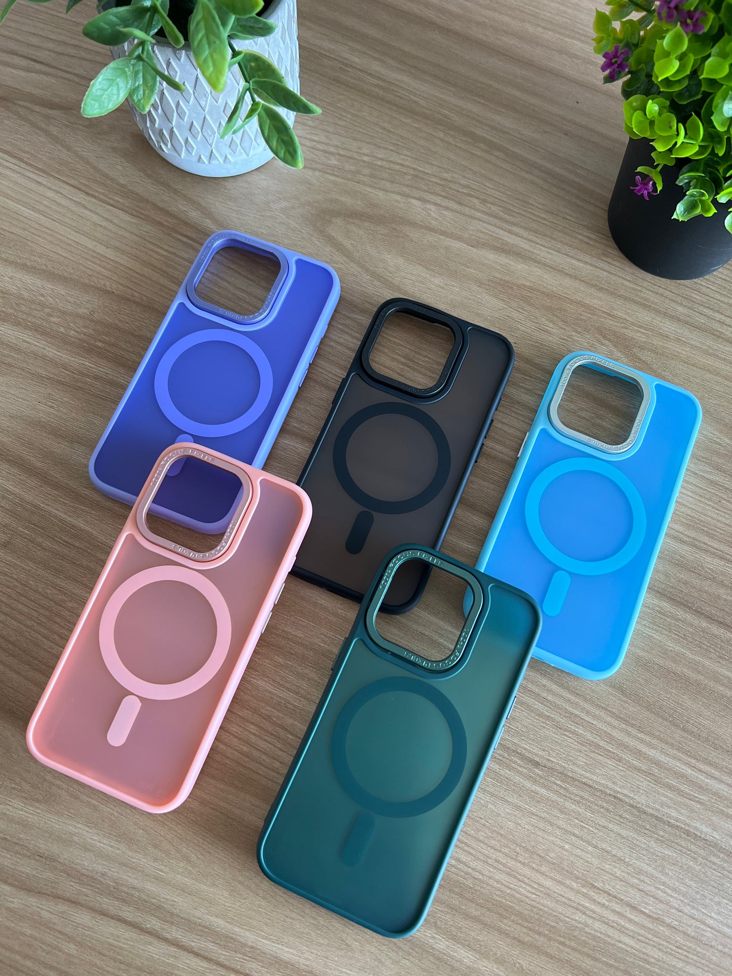 ACRILICO CASE FORRO CON MAGSAFE PARA IPHONE