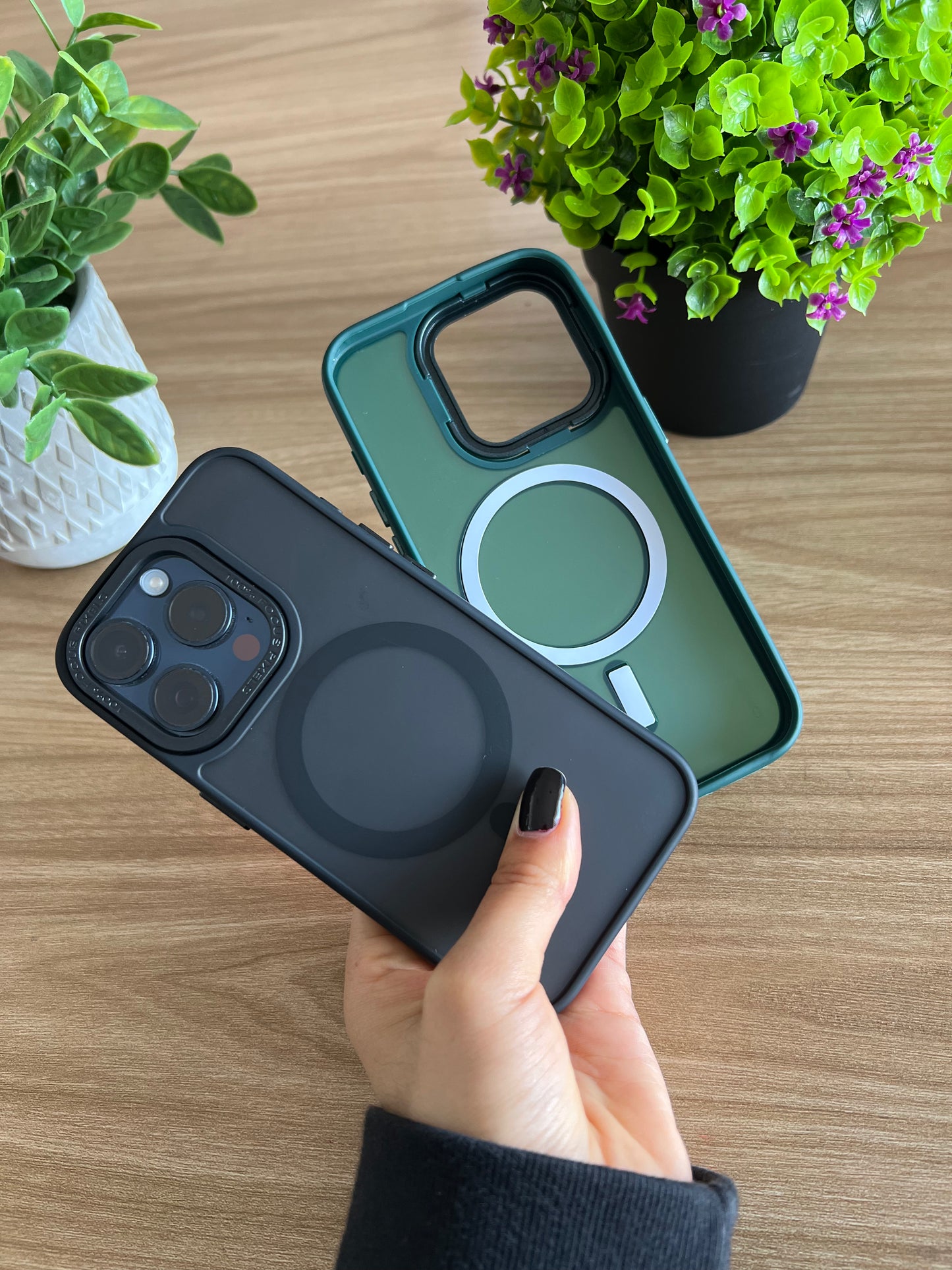 ACRILICO CASE FORRO CON MAGSAFE PARA IPHONE