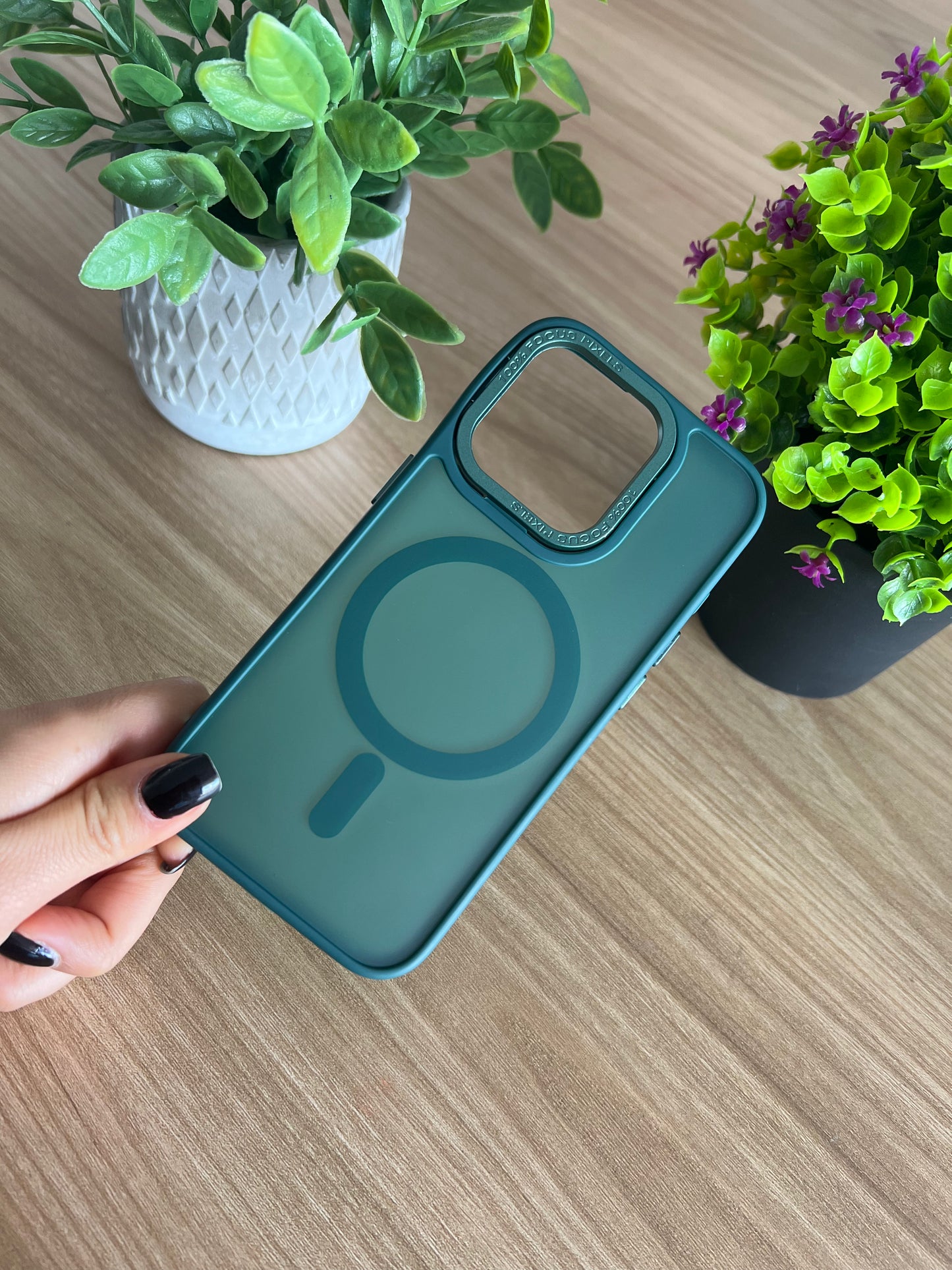 ACRILICO CASE FORRO CON MAGSAFE PARA IPHONE
