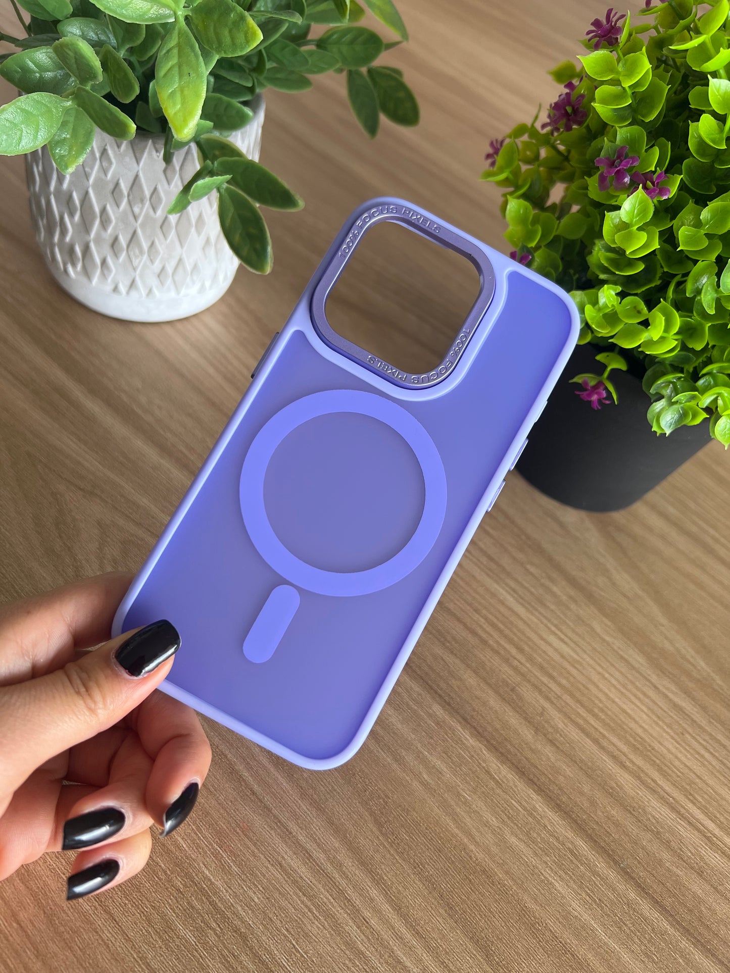 ACRILICO CASE FORRO CON MAGSAFE PARA IPHONE